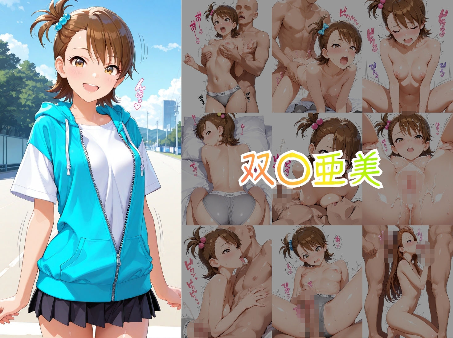 アイドルヌードコレクション 765プロオールスターズ Side-A 編（ 天〇春香、如〇千早、高〇やよい、水〇伊織、双〇亜美、秋〇律子） サンプル画像6