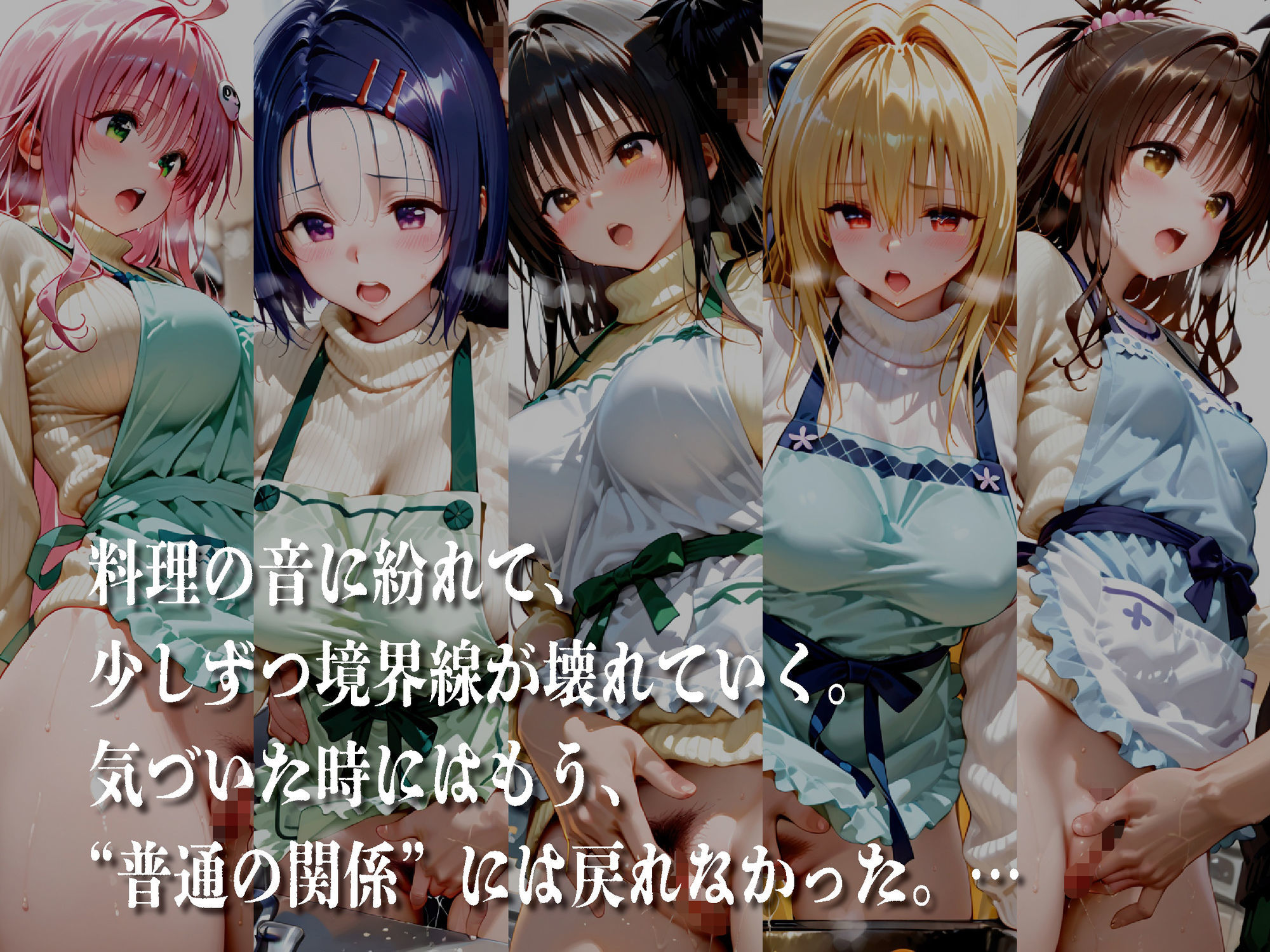 エプロン姿に耐えられなかった夜〜と○ぶる〜【豪華CG500枚収録】 サンプル画像1