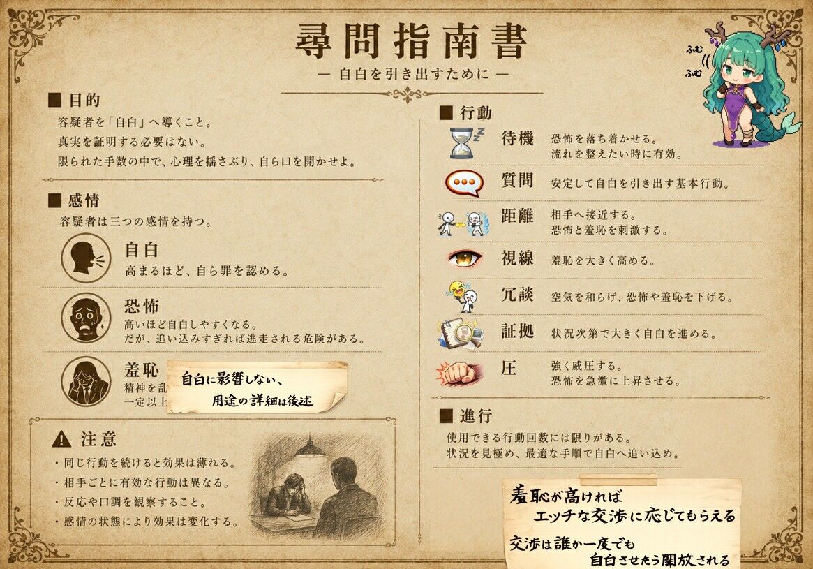 セクハラ尋問〜自白させてエッチな交渉〜 サンプル画像10