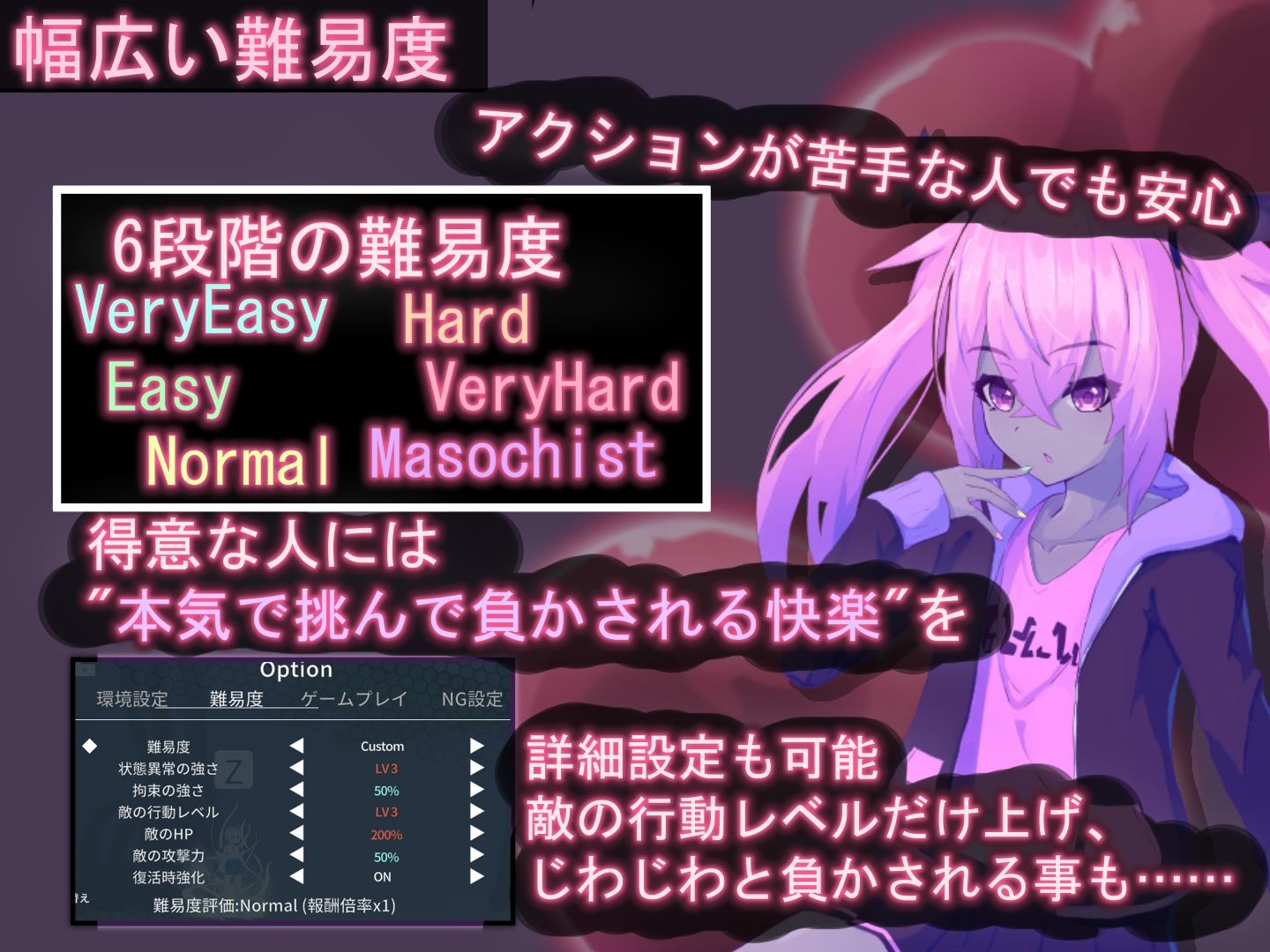 ティリシア -男の娘が状態異常でハメられ犯●れるアクションゲーム- サンプル画像5
