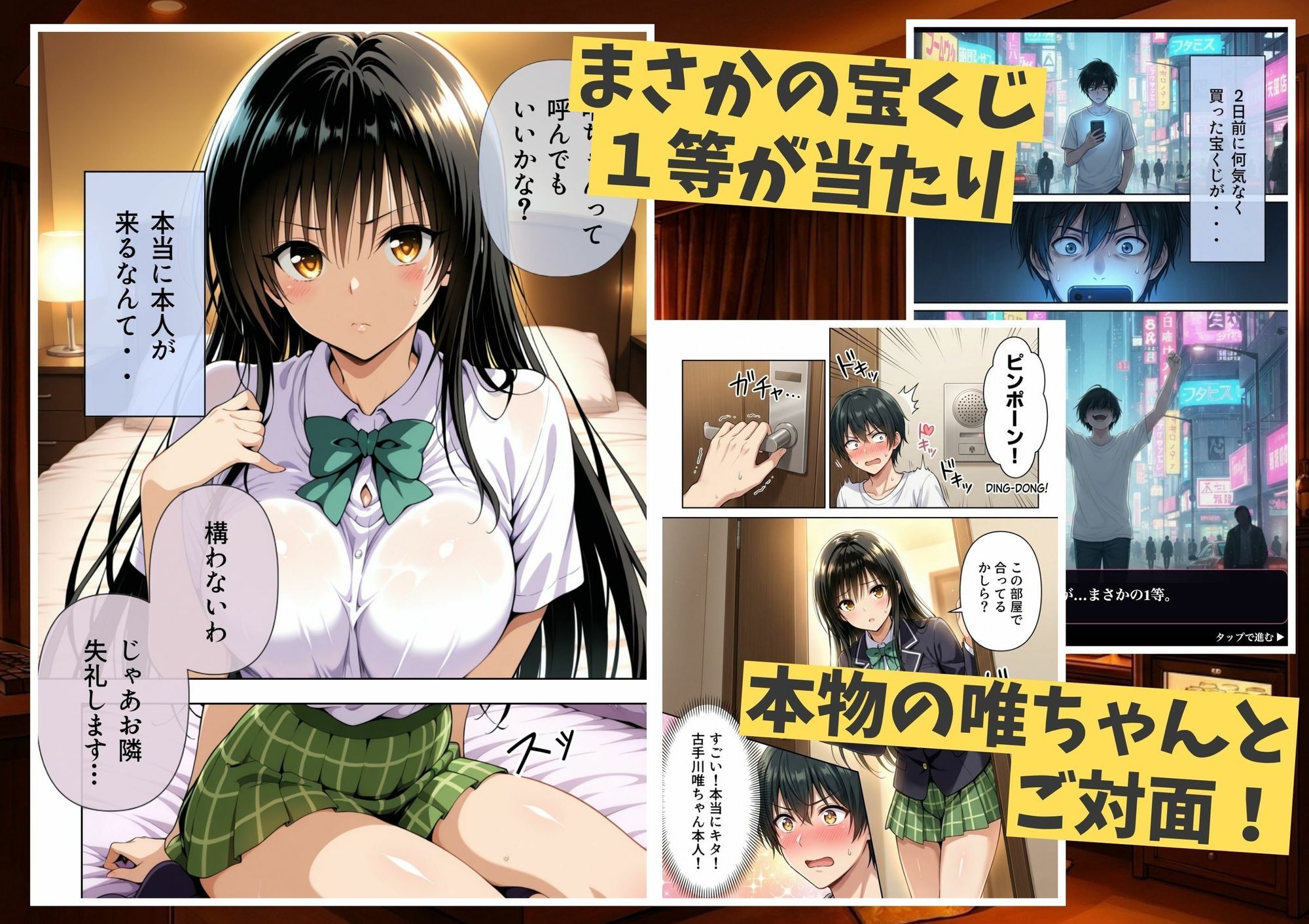 デリヘルっ娘！古手川のブロック崩しゲーム サンプル画像2