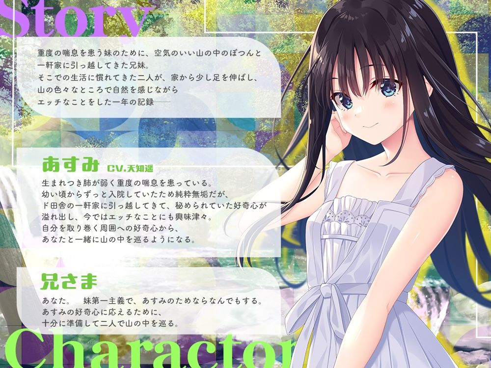 ド田舎兄妹ASMR あすみの小さな旅とエッチ（はーと） サンプル画像2