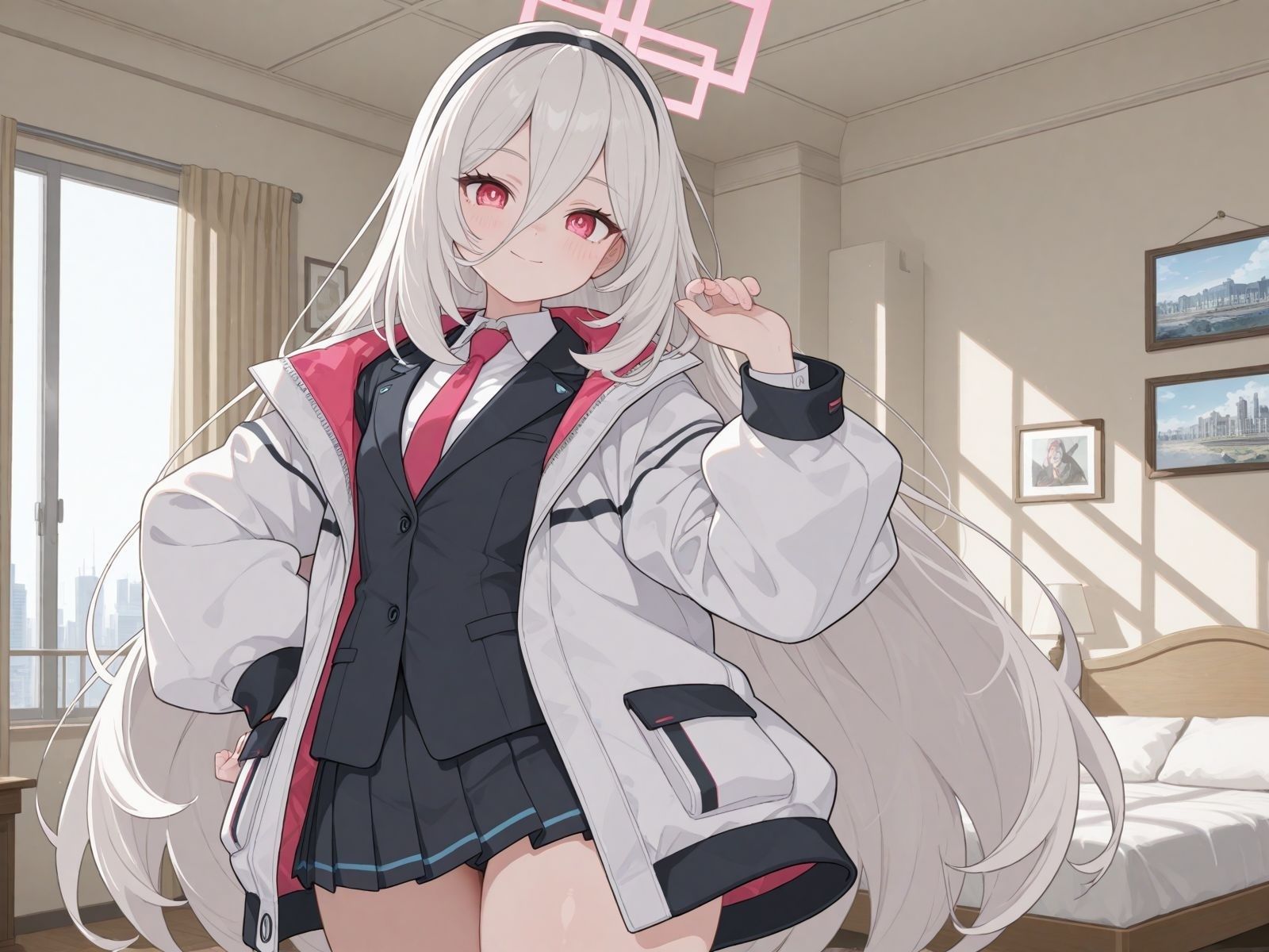 ブルアカキャラとイチャラブSEX サンプル画像1