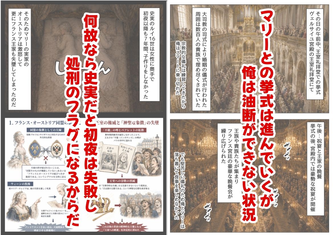 マリーアントワネットの夫に転生した俺は、ギロチン処刑を回避したい件 サンプル画像4