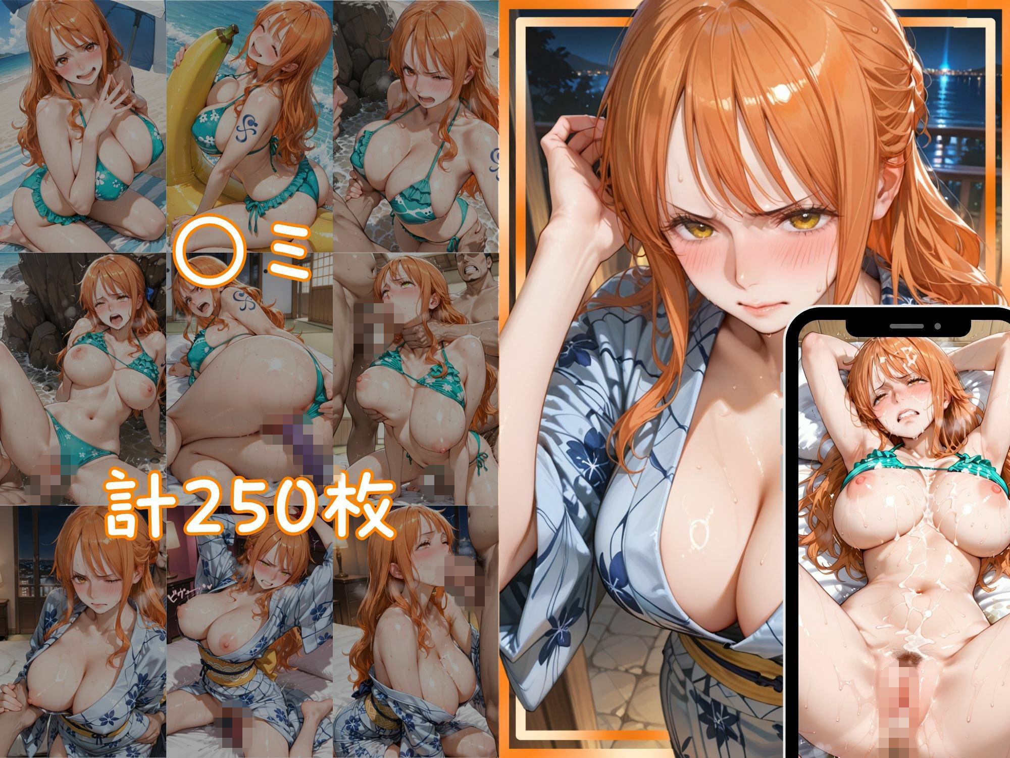 メス堕ちヒロイン  〜 ハン●ック＆●ミ 夏の海編 〜 サンプル画像5