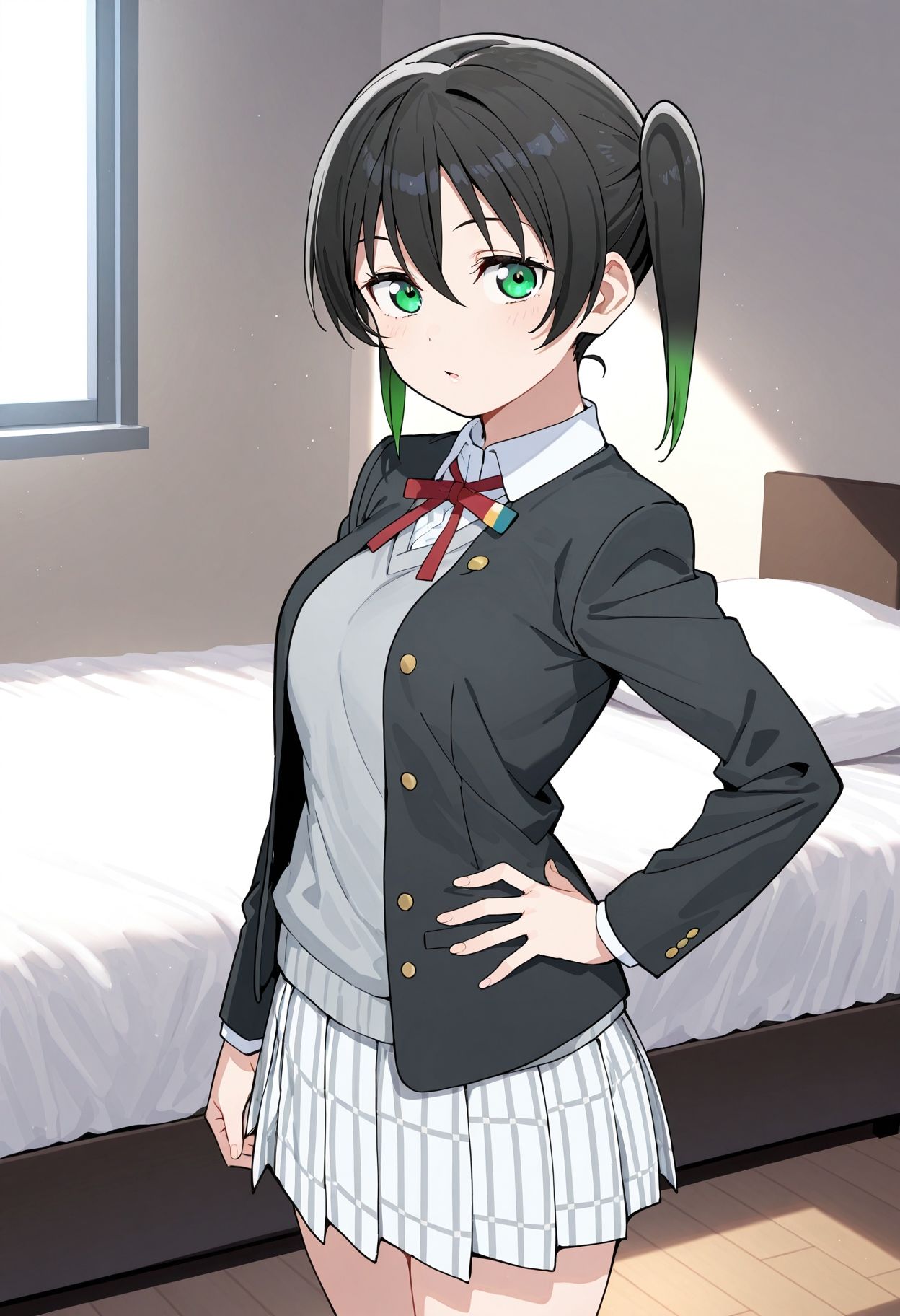 ラブライ◯！ 高◯侑 エロCG集 サンプル画像1