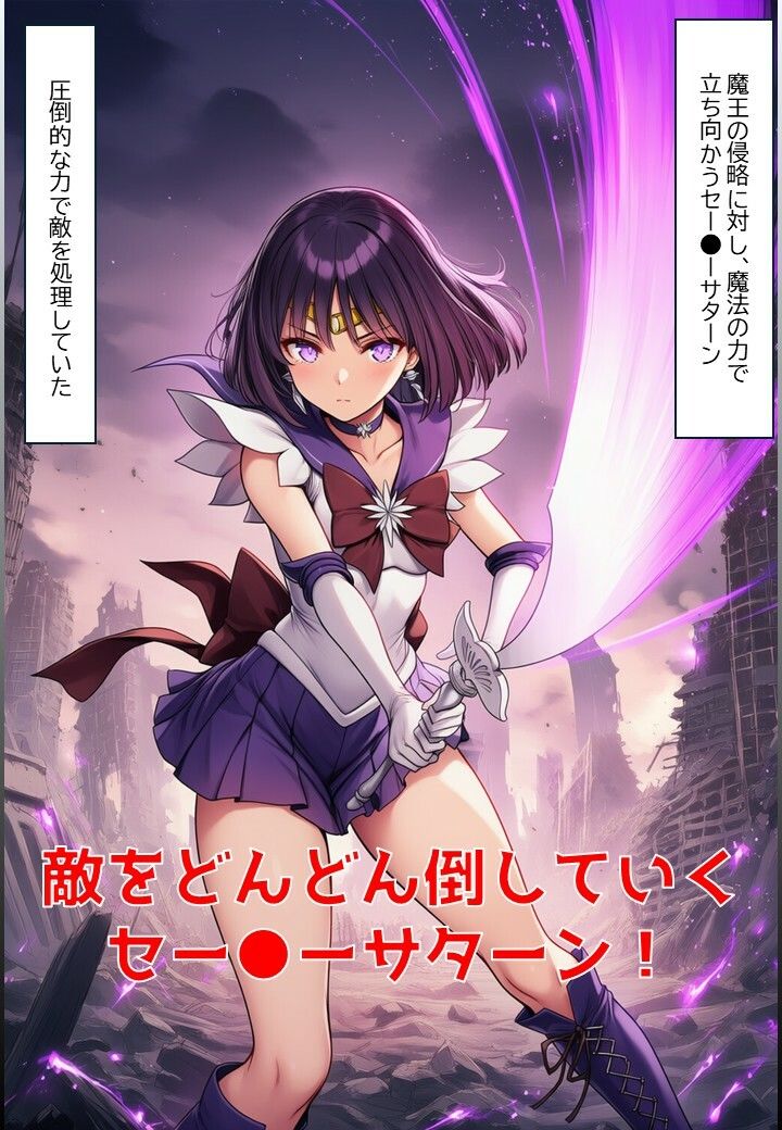 土星戦士の悪堕ち〜セー●ーサターンの受難〜 サンプル画像1