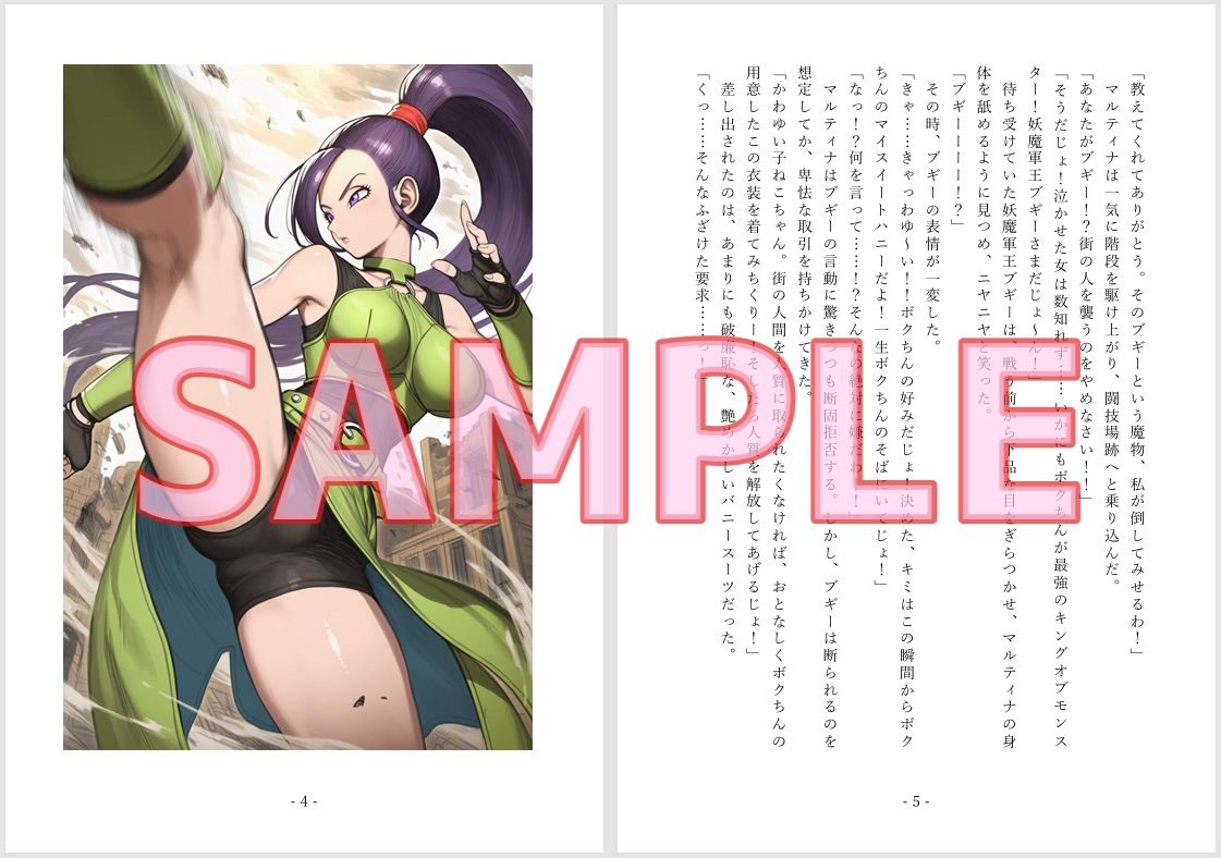 堕ちた気高き戦姫:マルティナが魔王軍に捕まってあんなこともこんなことも サンプル画像4