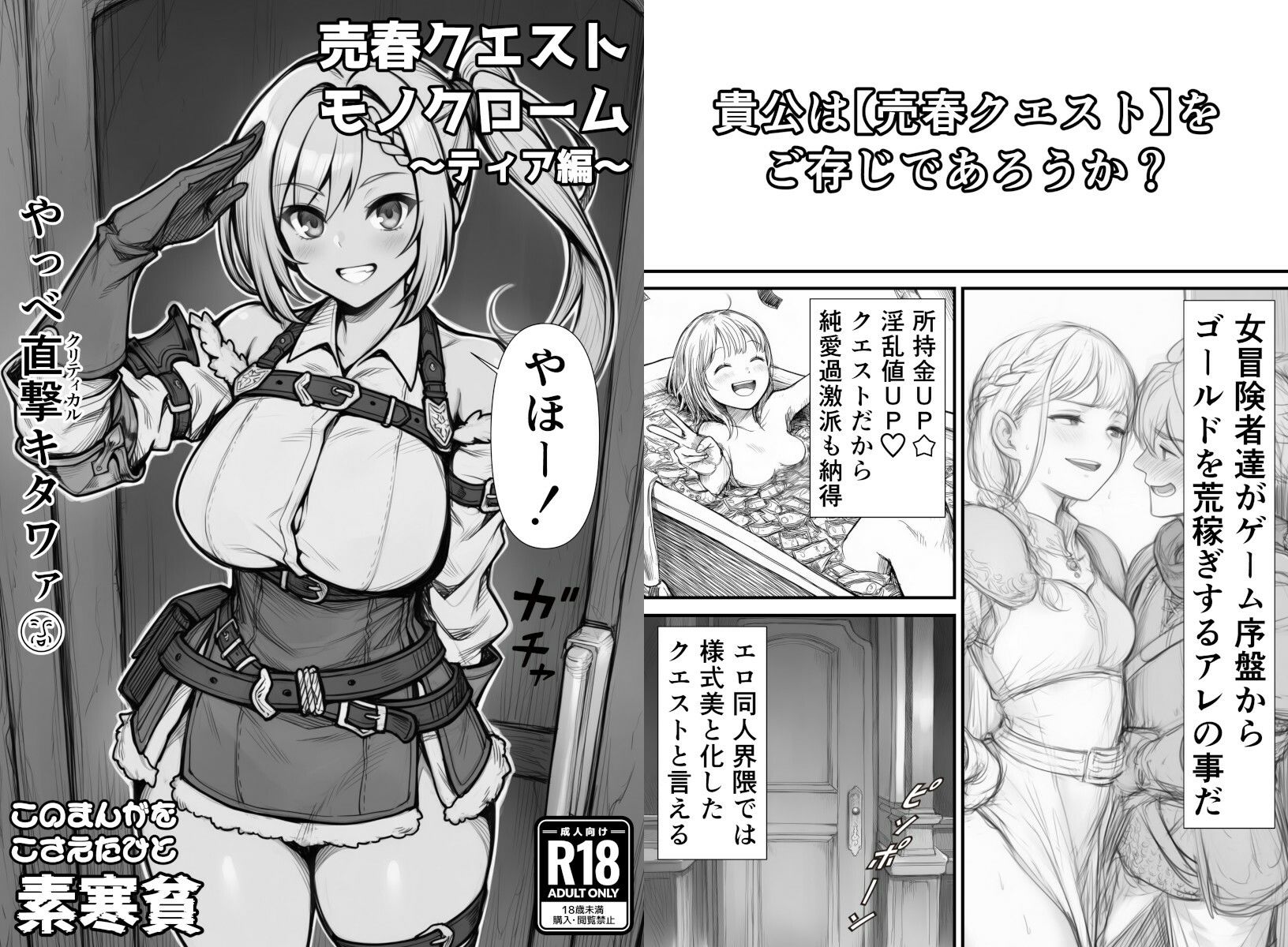 売春クエストモノクローム〜ティア編〜 サンプル画像1