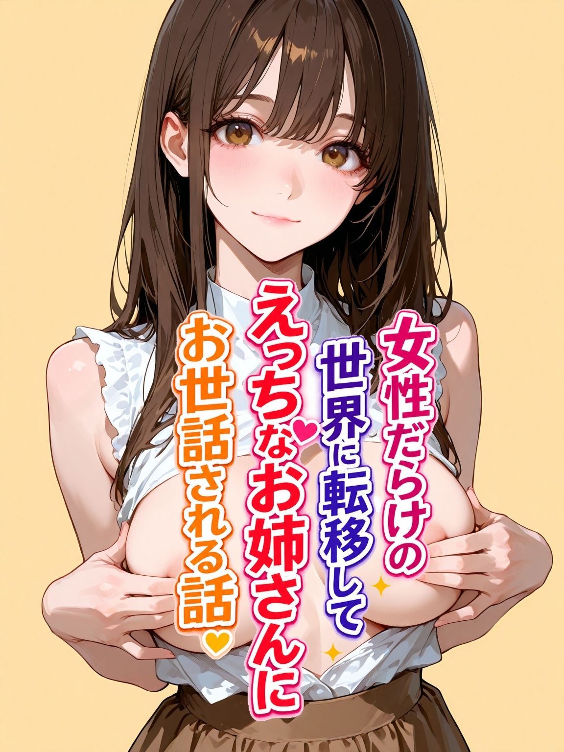 女性だらけの世界に転移してえっちなお姉さんにお世話される話 サンプル画像2