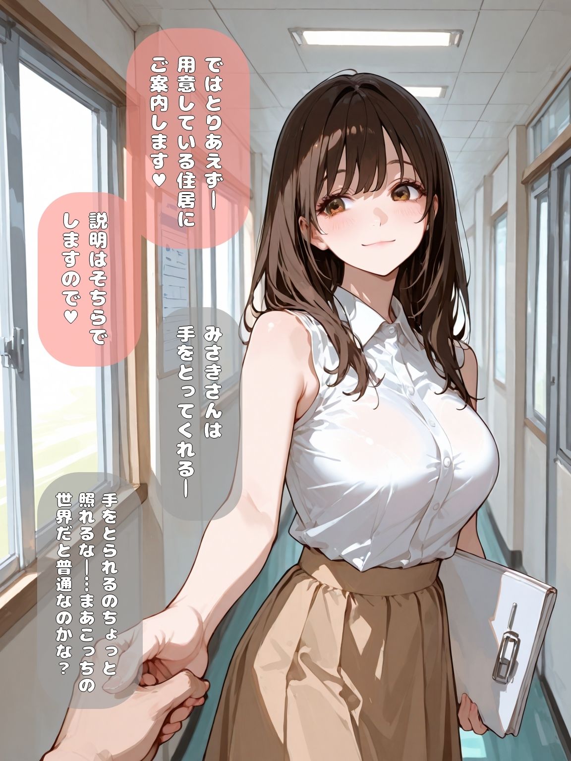 女性だらけの世界に転移してえっちなお姉さんにお世話される話 サンプル画像6