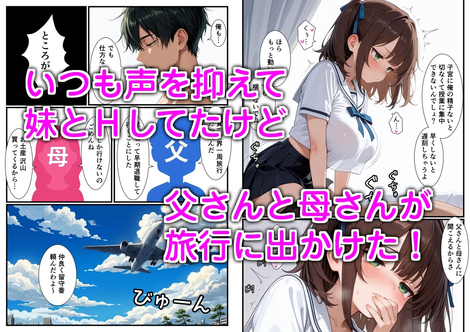 妹と恋人ごっこ 交尾ごっこ4 〜コスプレえっち編〜 サンプル画像1