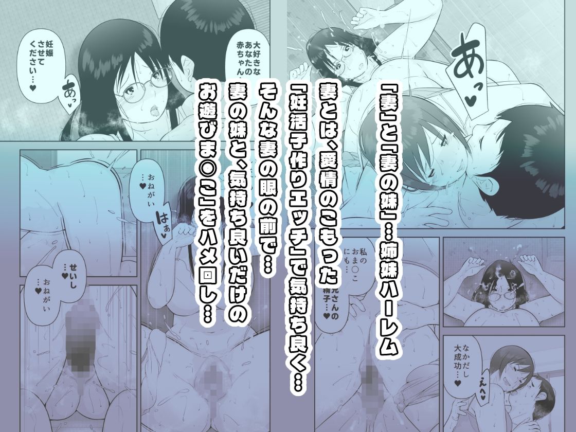 妻と義妹、孕ませ希望。 サンプル画像2