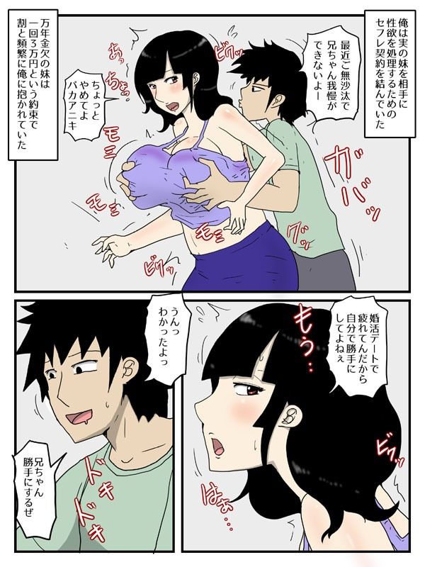 婚活中の妹が軽蔑した眼で性欲処理してくれる件 サンプル画像3