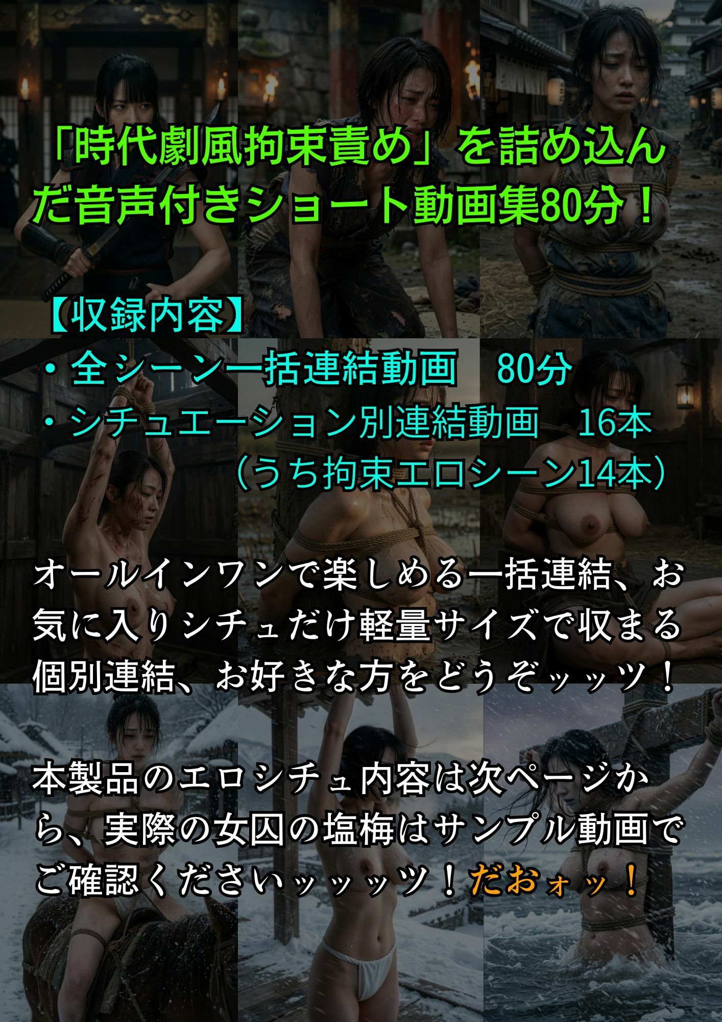 実写風拘束責めショート動画集  レンセレン審理院執刑映像資料集〜第四拷 国賊下手人仕置帖〜 サンプル画像1