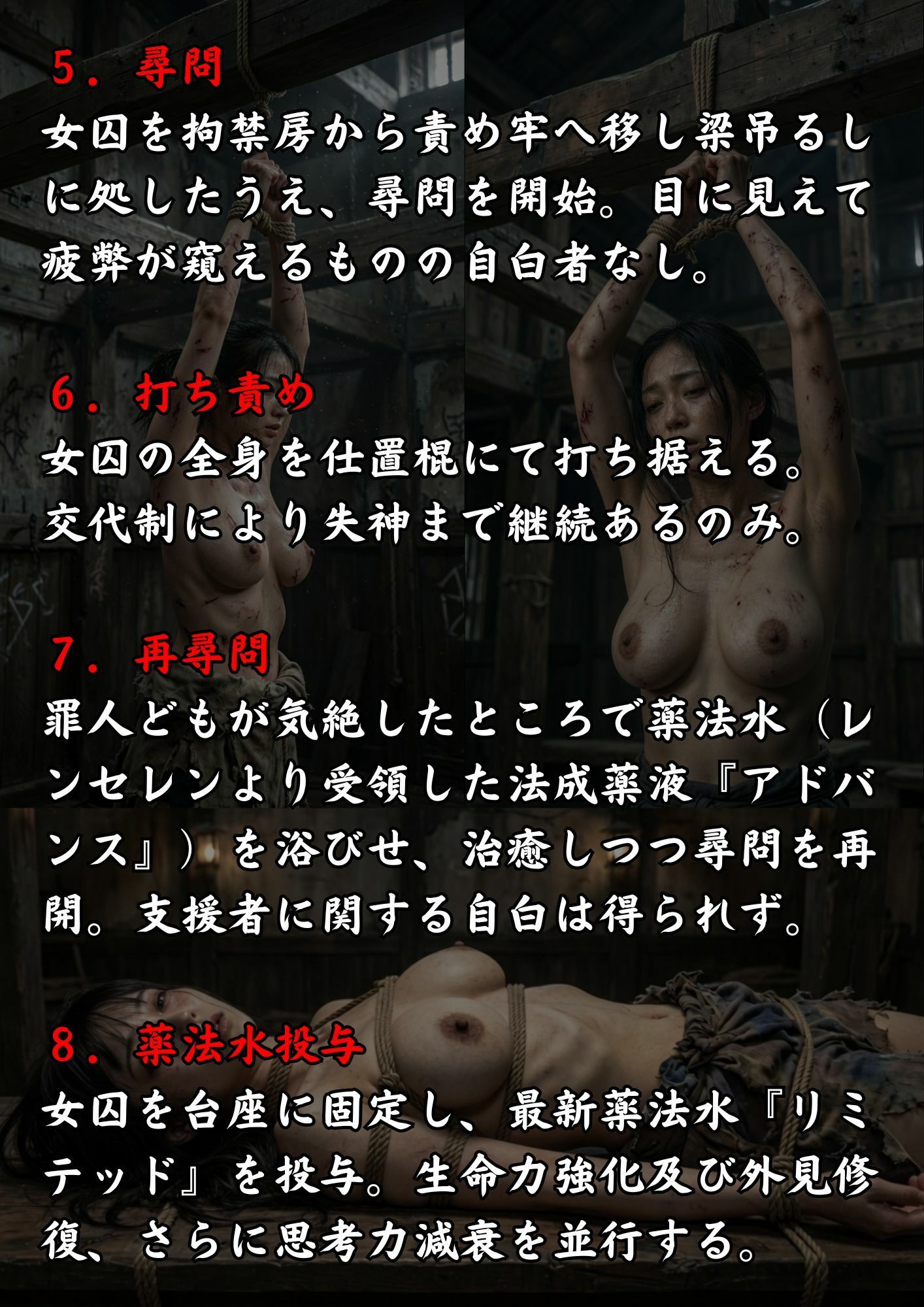 実写風拘束責めショート動画集  レンセレン審理院執刑映像資料集〜第四拷 国賊下手人仕置帖〜 サンプル画像3