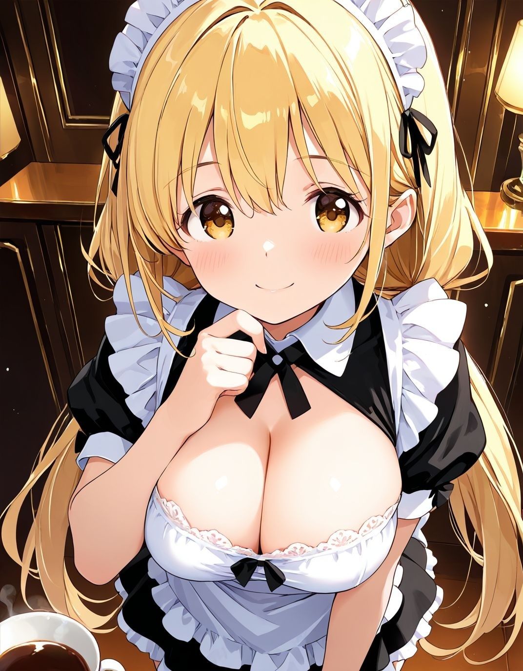 幼馴染と結婚するためにデキ婚狙うことにしました！ シャーリー編 半袖メイドVer サンプル画像1