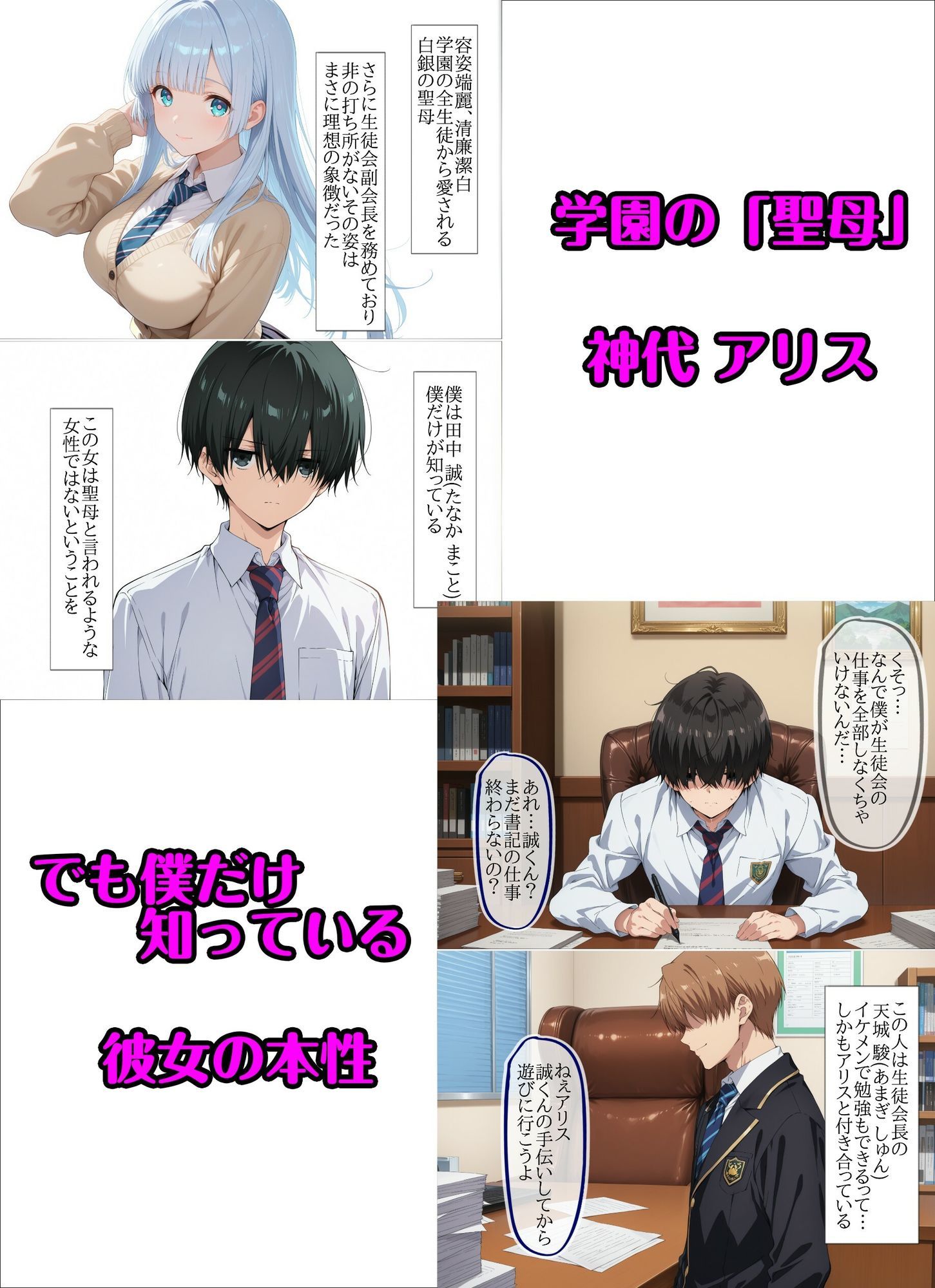 微睡の残視 俺にだけ冷たい聖母サマ催●で堕ちる サンプル画像1