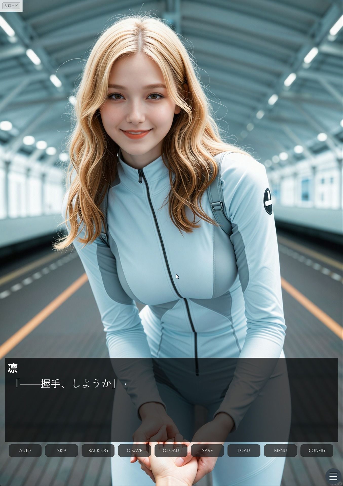 戦隊ヒロイン触手調教 〜黒霧村・堕ちない女ほど高く売れる〜＜ノベルゲーム＞（実写系） サンプル画像2