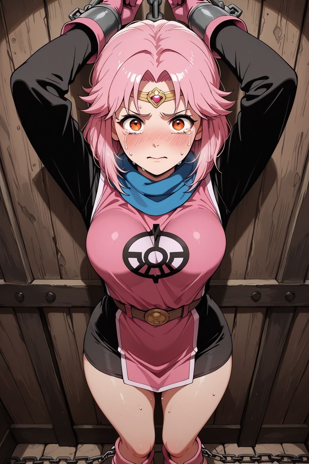 投獄された僧侶戦士 囚われたマァム サンプル画像4