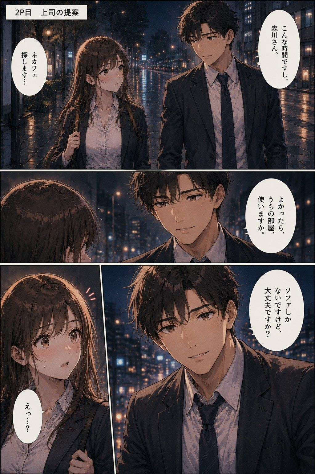 新入社員の彼女は、終電を逃した夜を忘れられなかった ―教育係の上司と、もう一度だけ― サンプル画像2