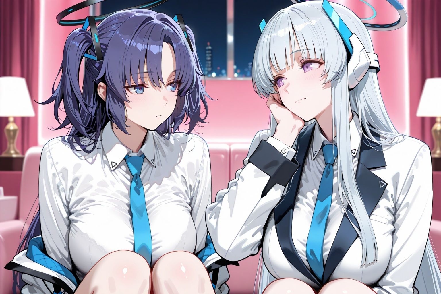 早○ユウカ＆生○ノアinホテル サンプル画像1