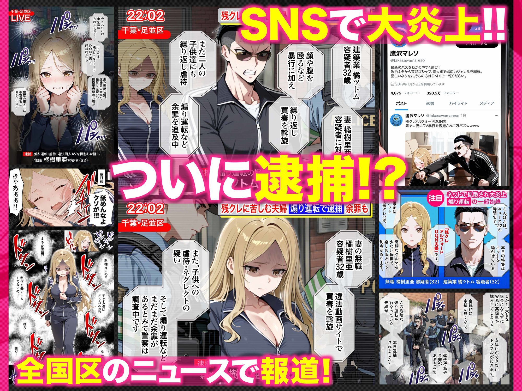 残クレアルフォード元ヤン人妻（32歳3人子持ちママ）NTR PART3（SNSバズチャレンジ編） サンプル画像6