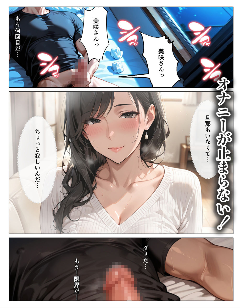 清楚だと思っていた人妻大家は欲求不満でビッチビチだった サンプル画像3