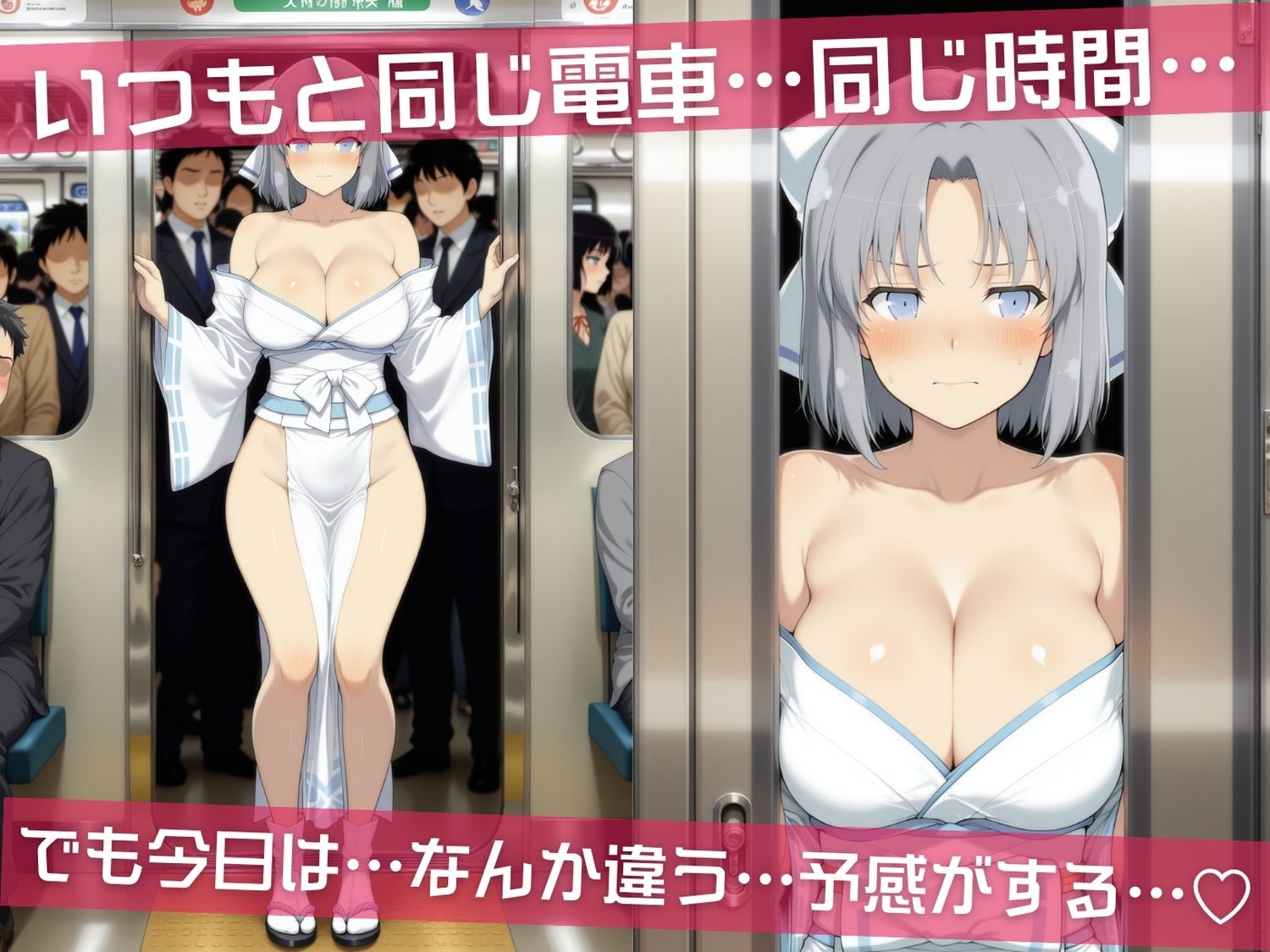 満員電車痴●地獄 肉便器化計画 閃乱カ●ラ編 サンプル画像1