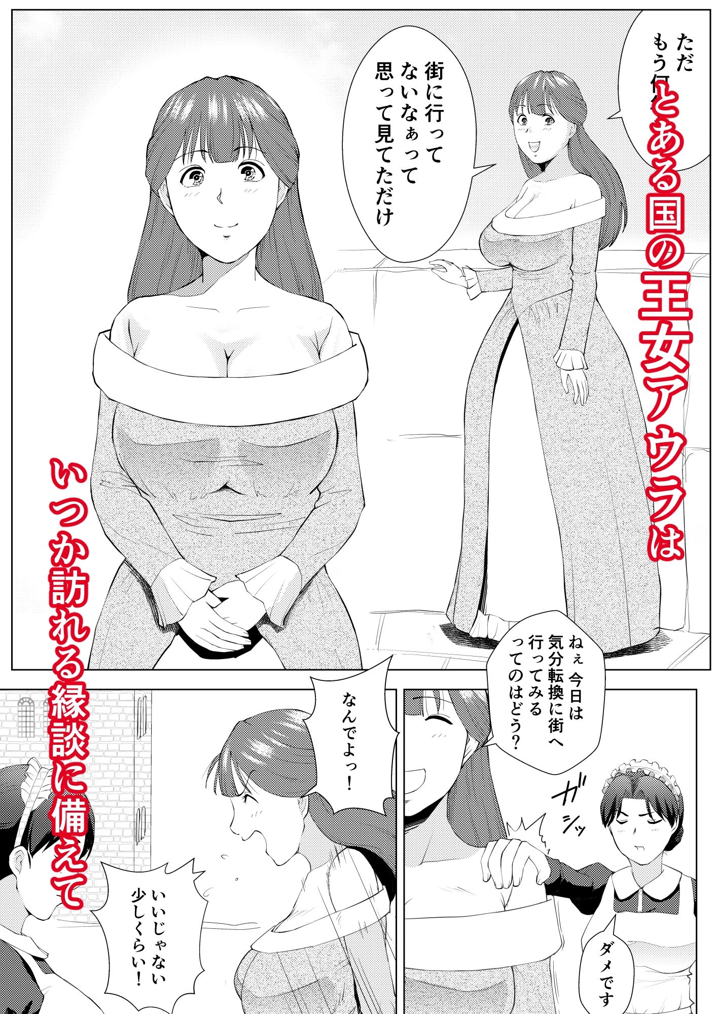 無知な王女のお仕事体験  娼館で初めての性交 サンプル画像1