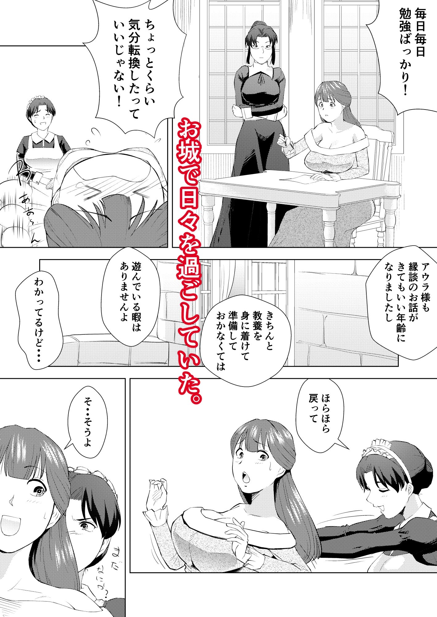 無知な王女のお仕事体験  娼館で初めての性交 サンプル画像2