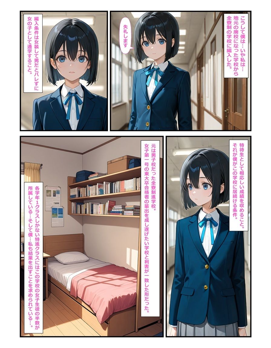 特待生の『彼女』は男の娘。―男子全員に共有される彼女の秘密― サンプル画像9