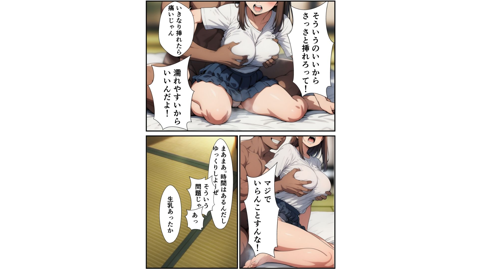 生意気なJKが弱みを握られSEXにもちこまれる話 サンプル画像7