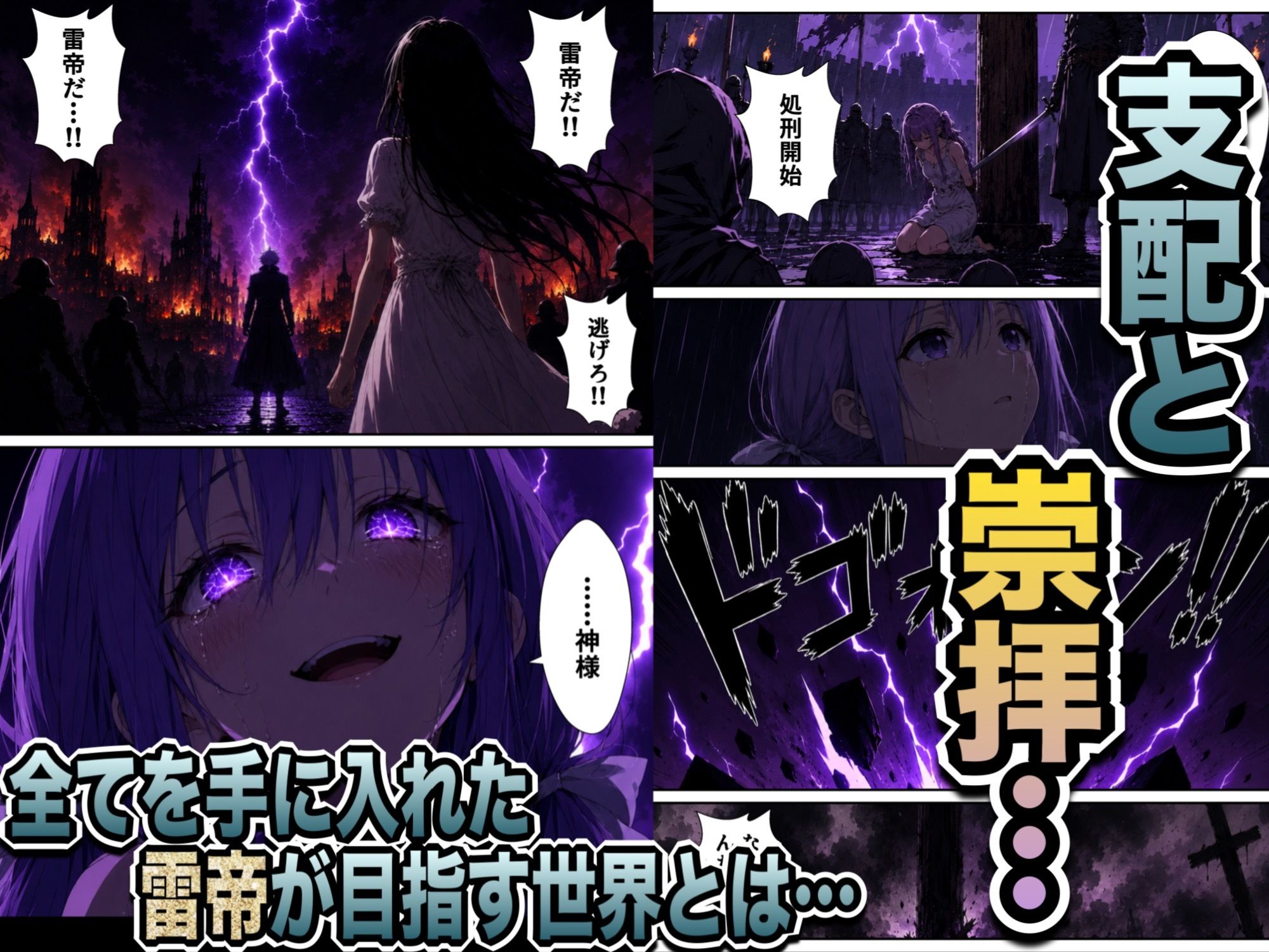 異世界召喚された最弱の雷魔法使い、体術で無双しまくり国へ復讐し、女全員を性奴●にした話2 サンプル画像1
