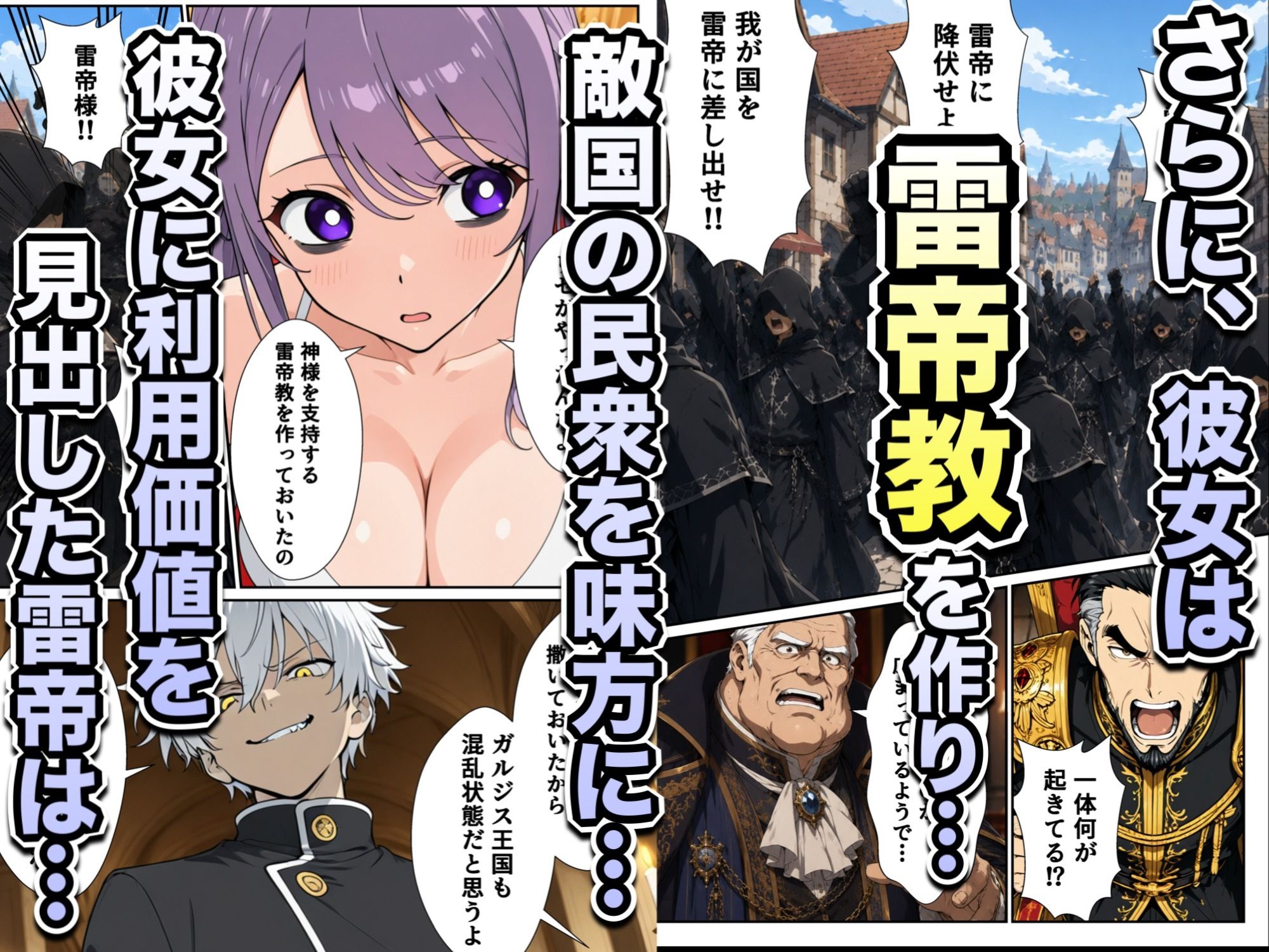 異世界召喚された最弱の雷魔法使い、体術で無双しまくり国へ復讐し、女全員を性奴●にした話2 サンプル画像5