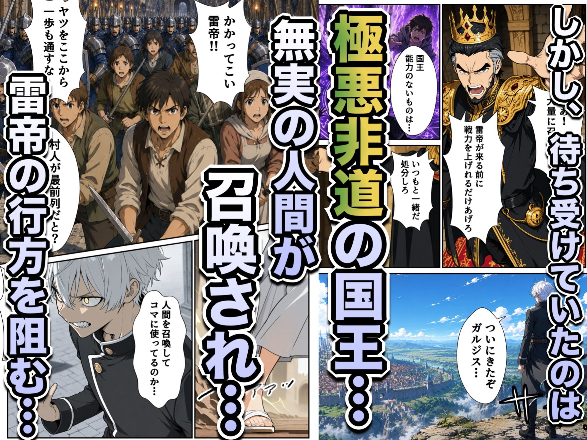 異世界召喚された最弱の雷魔法使い、体術で無双しまくり国へ復讐し、女全員を性奴●にした話2 サンプル画像8