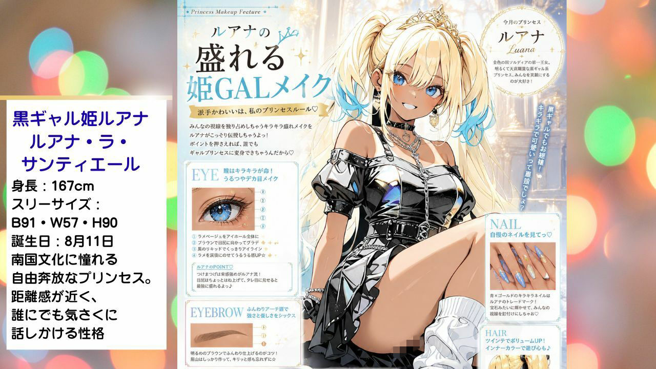 着エロアゲアゲ交尾 黒ギャル姫ルアナのバチ盛れ独占タイム 〜0距離密着メイクとルーズソックスで日焼け跡おっぱいを押しつけられちゃう〜 サンプル画像2