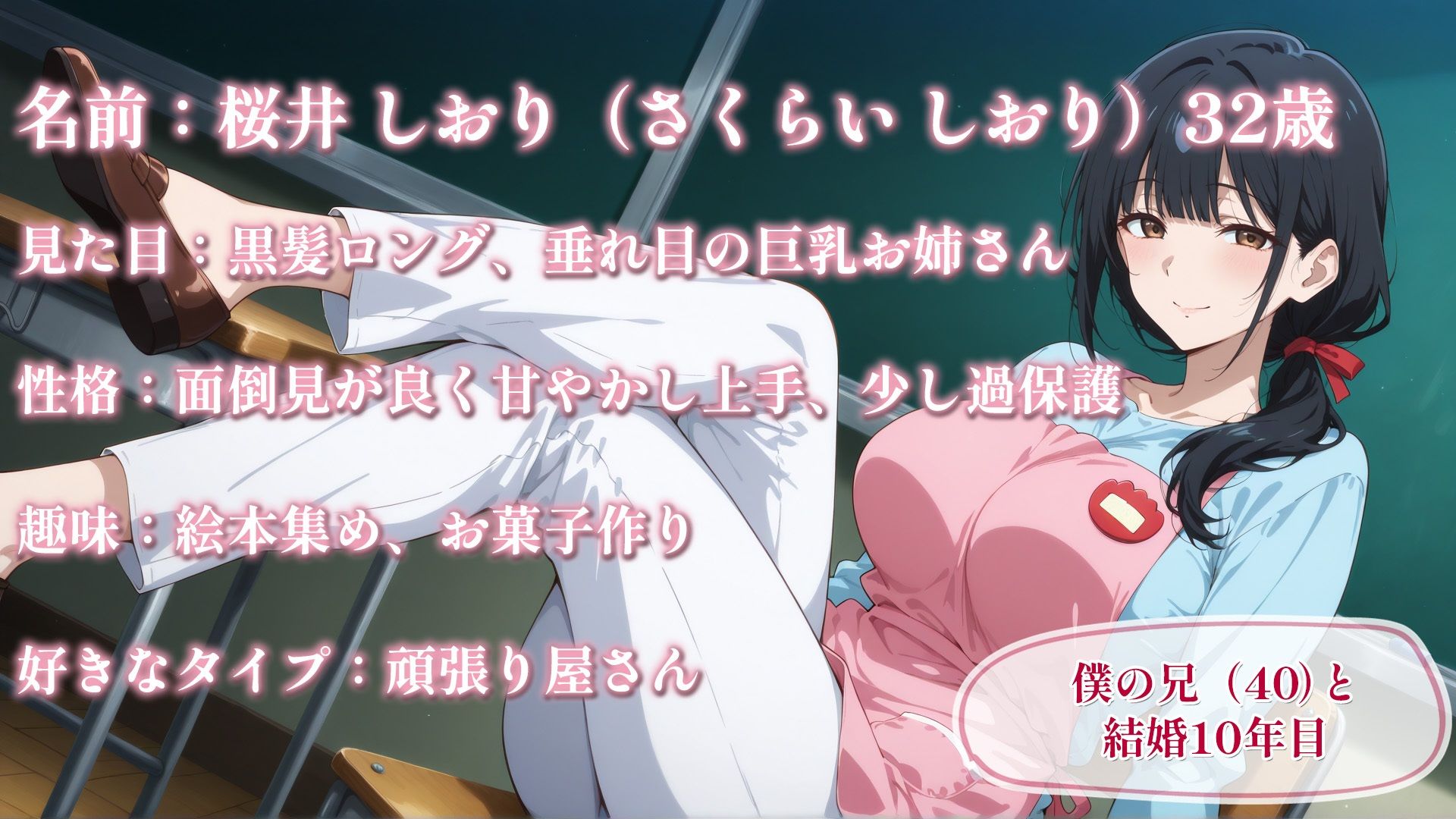 社畜の僕を、保育士の義姉が夜の○○○で独占あまあまセックスしてくれた一部始終 サンプル画像1