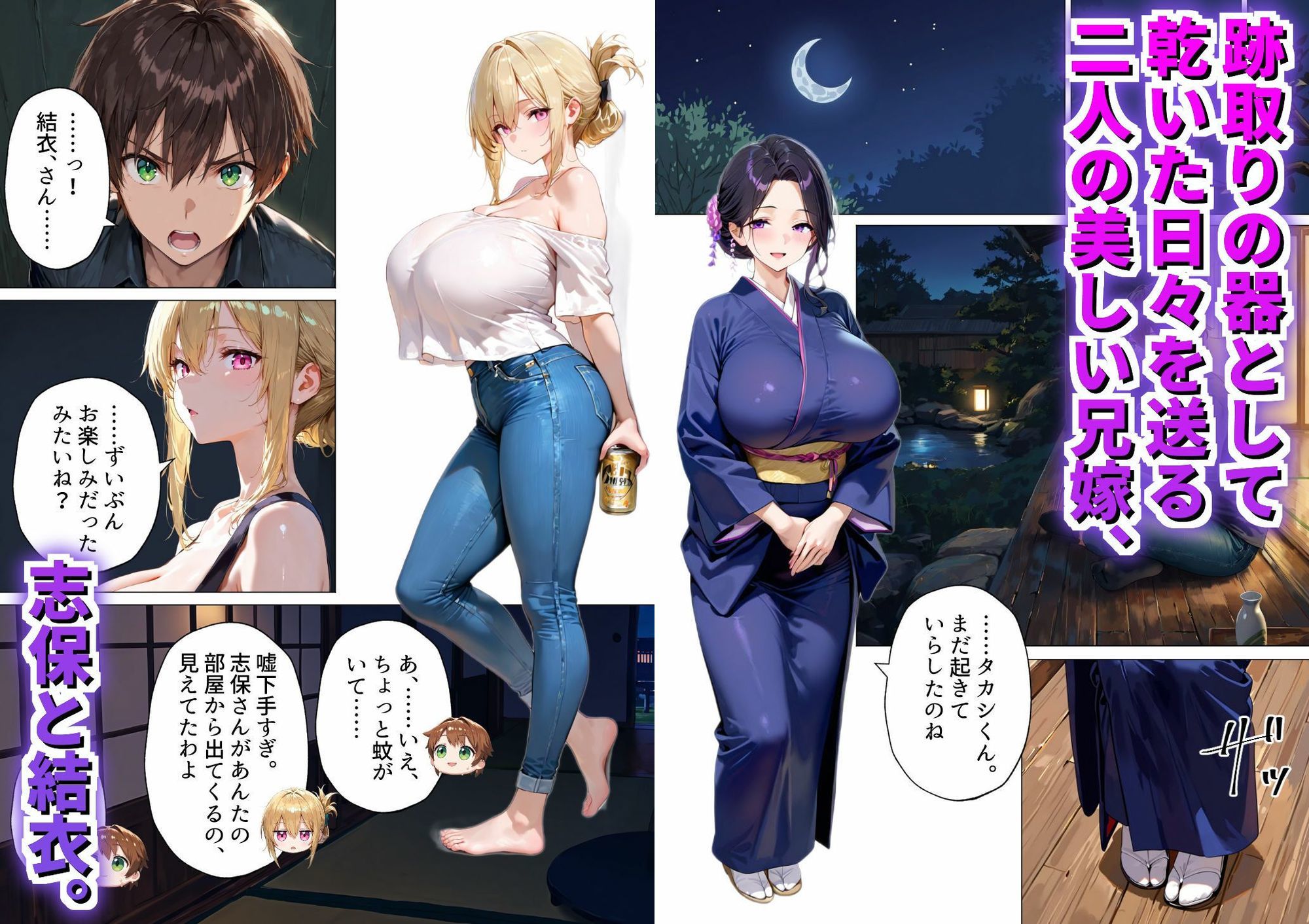 種付けの代役 〜期待外れの末っ子が、二人の兄嫁に托卵を強要されるまで〜 サンプル画像1