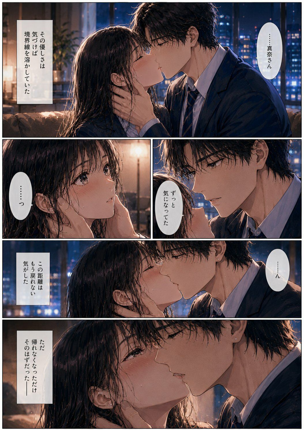 終電を逃した夜、彼女は上司の家に泊まった ―帰れない理由― サンプル画像4