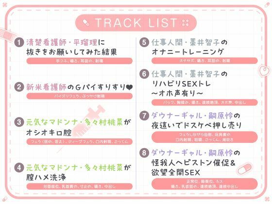 総勢4名！白衣美女と朝昼晩えっち入院生活 サンプル画像7