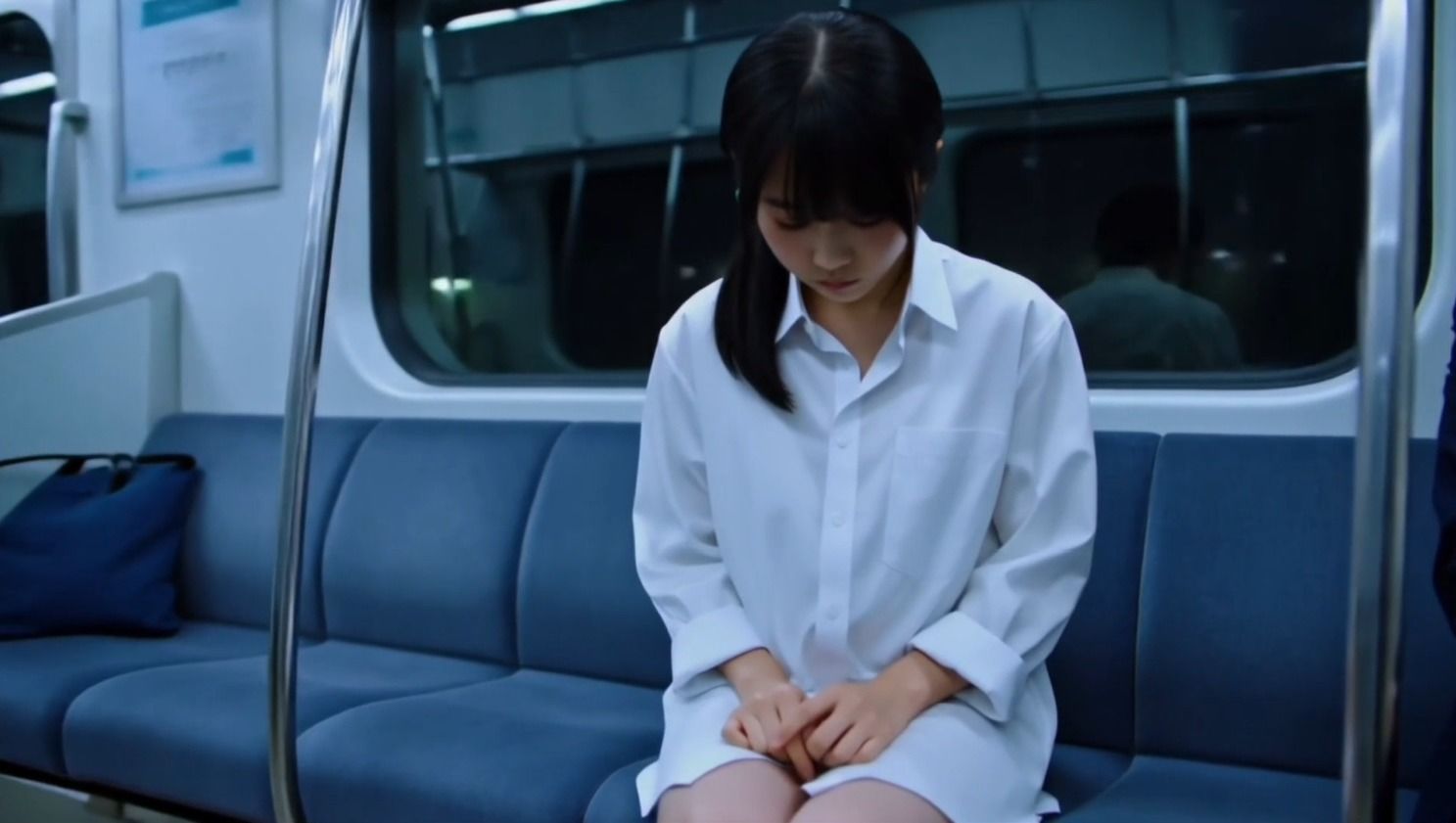 露出女子〇生の冒険「修学旅行編3」電車帰宅 サンプル画像3