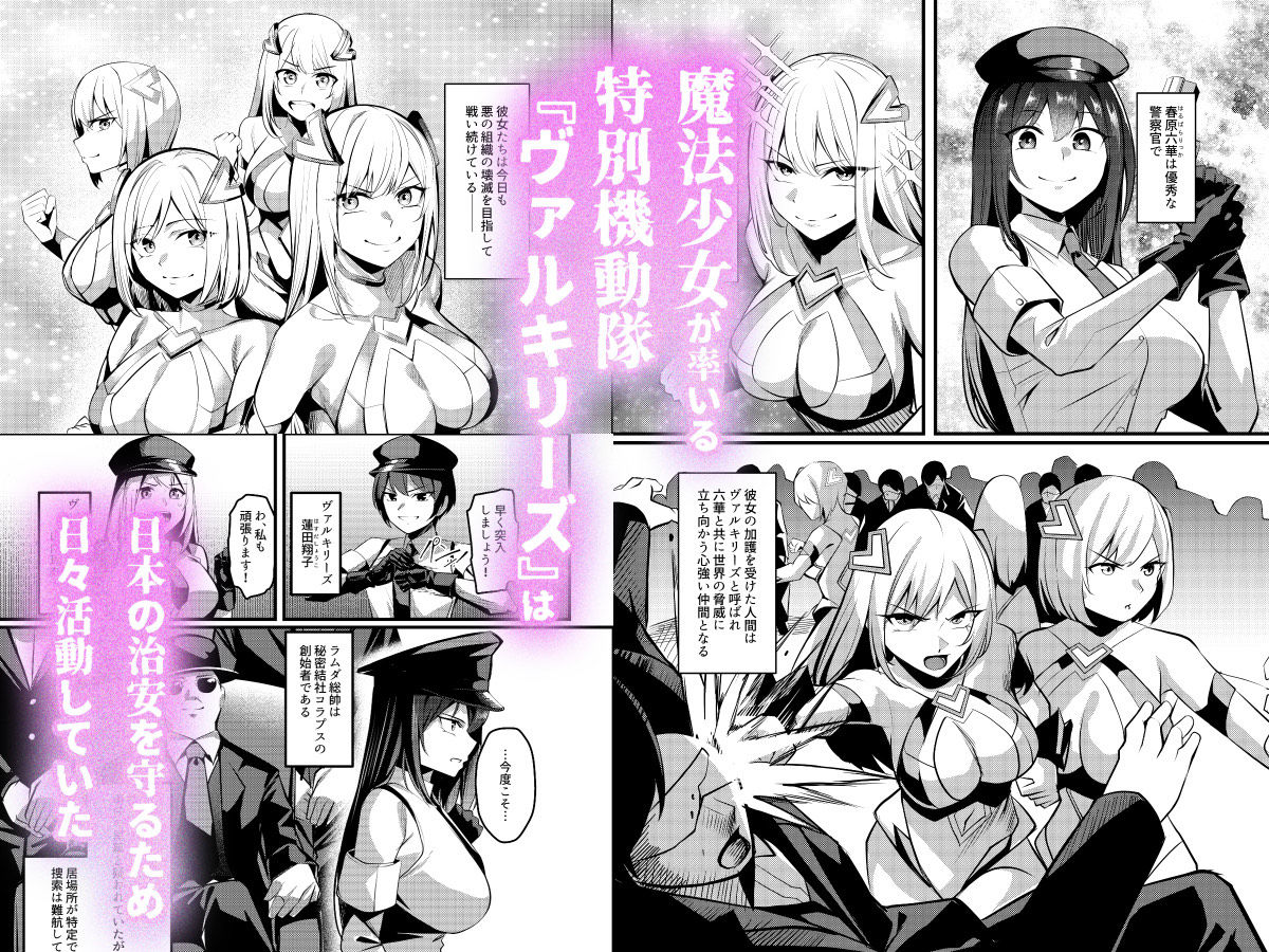 魔法少女セイントリリィ・戦乙女  〜敵組織に洗脳調教された魔法少女が性処理戦闘員に堕ちるまで〜 サンプル画像1