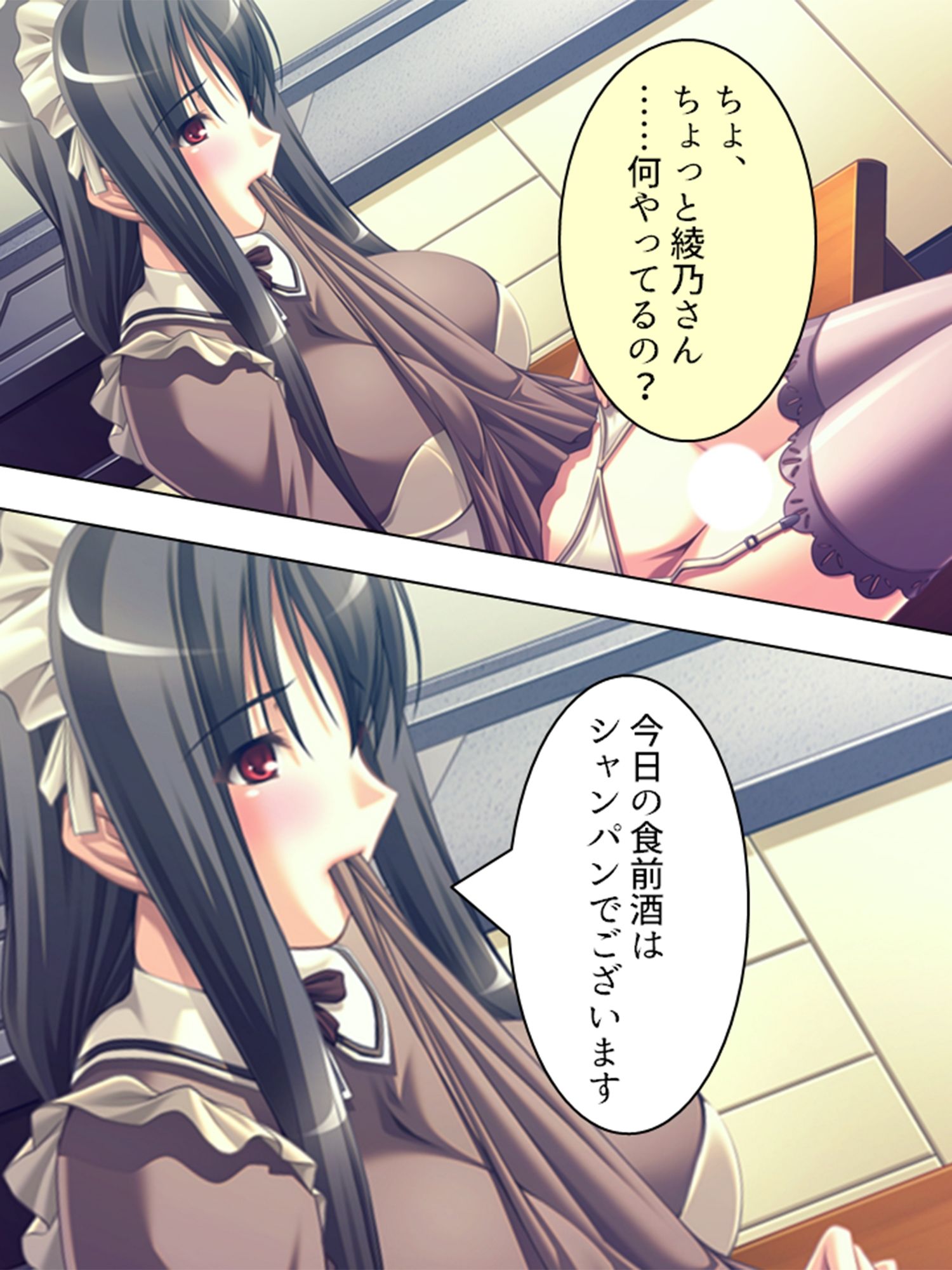 黒髪お姉さんメイドの桃色いちゃらぶご奉仕生活  ＜総集編＞ サンプル画像4