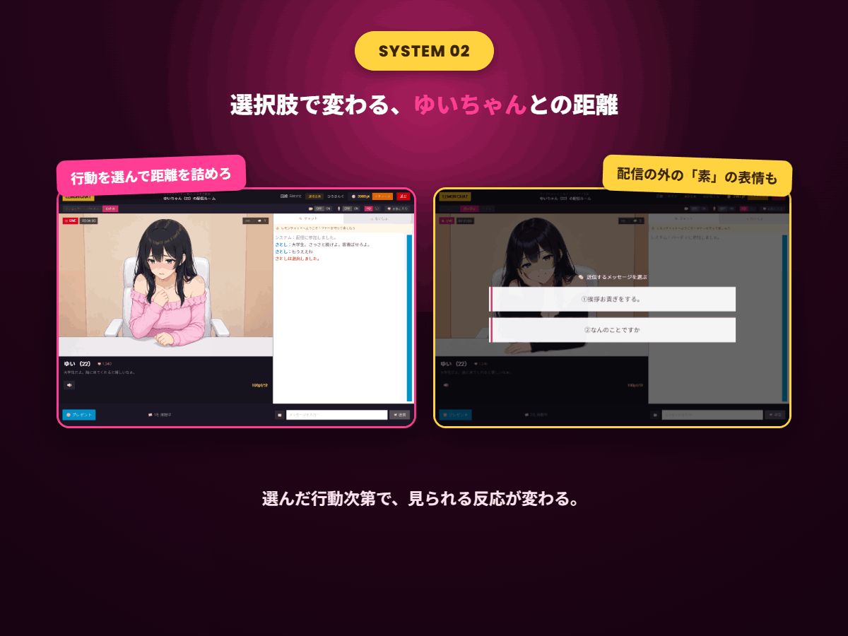 22歳清楚ちゃんの甘いライブチャット 〜お貢ぎマゾのお財布くんはもう抜け出せない〜 サンプル画像3