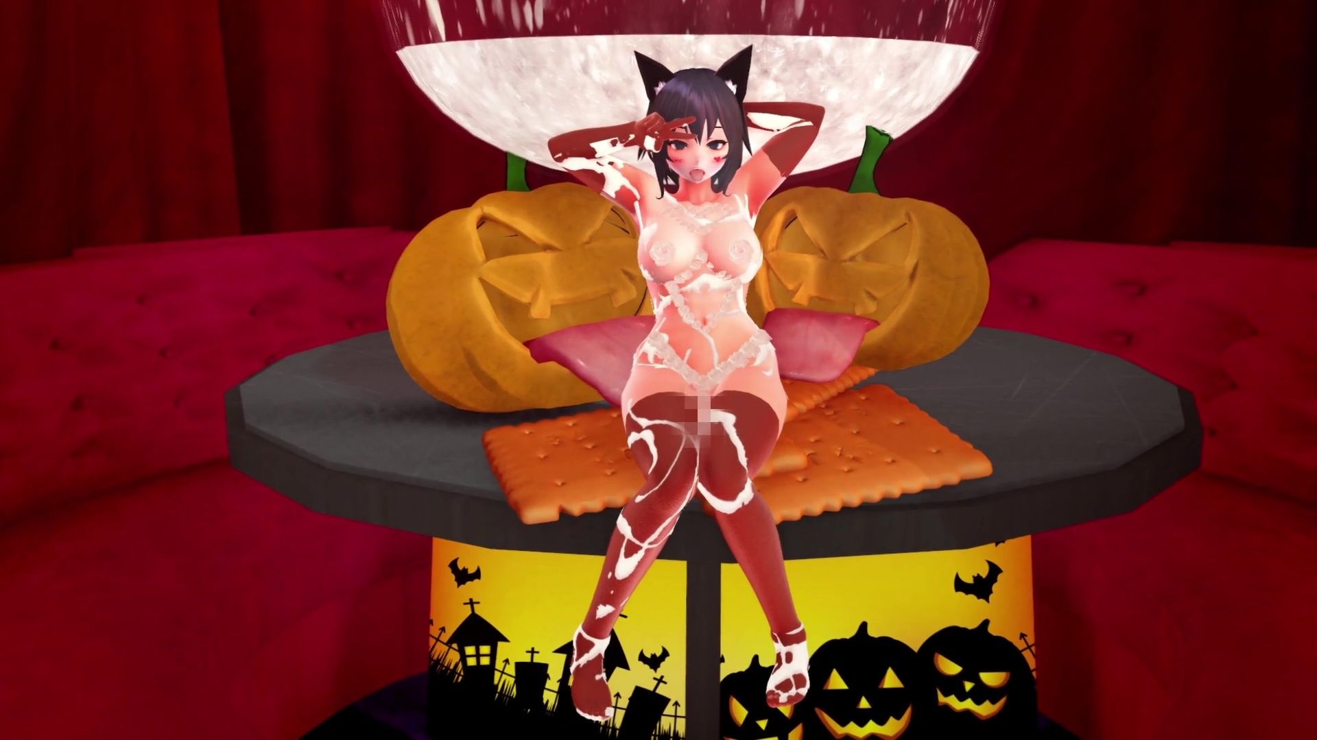 3D！大量ぶっかけ精液便女動画パック File.02 サンプル画像4