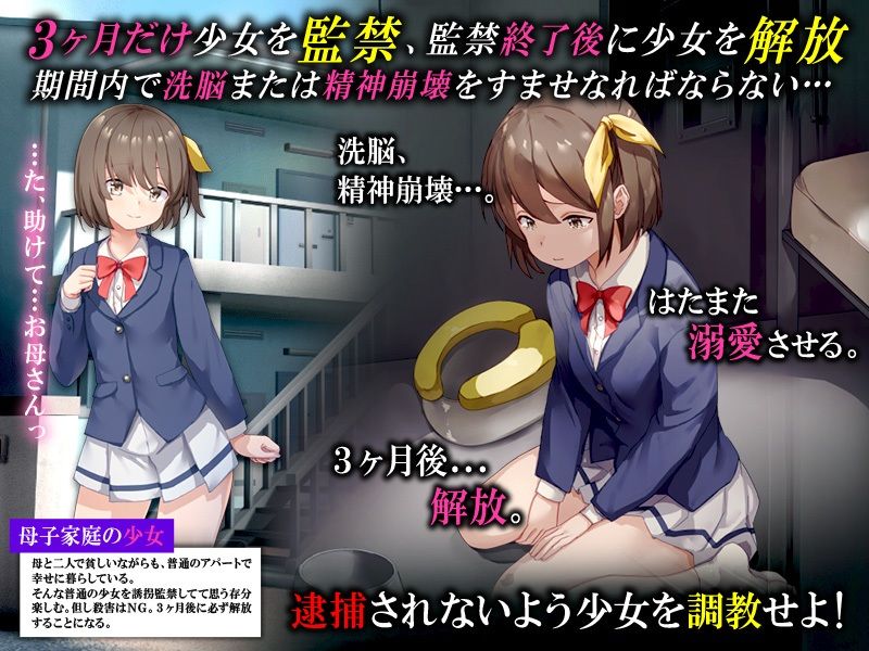 3ヶ月監禁飼育シミュレーション サンプル画像1