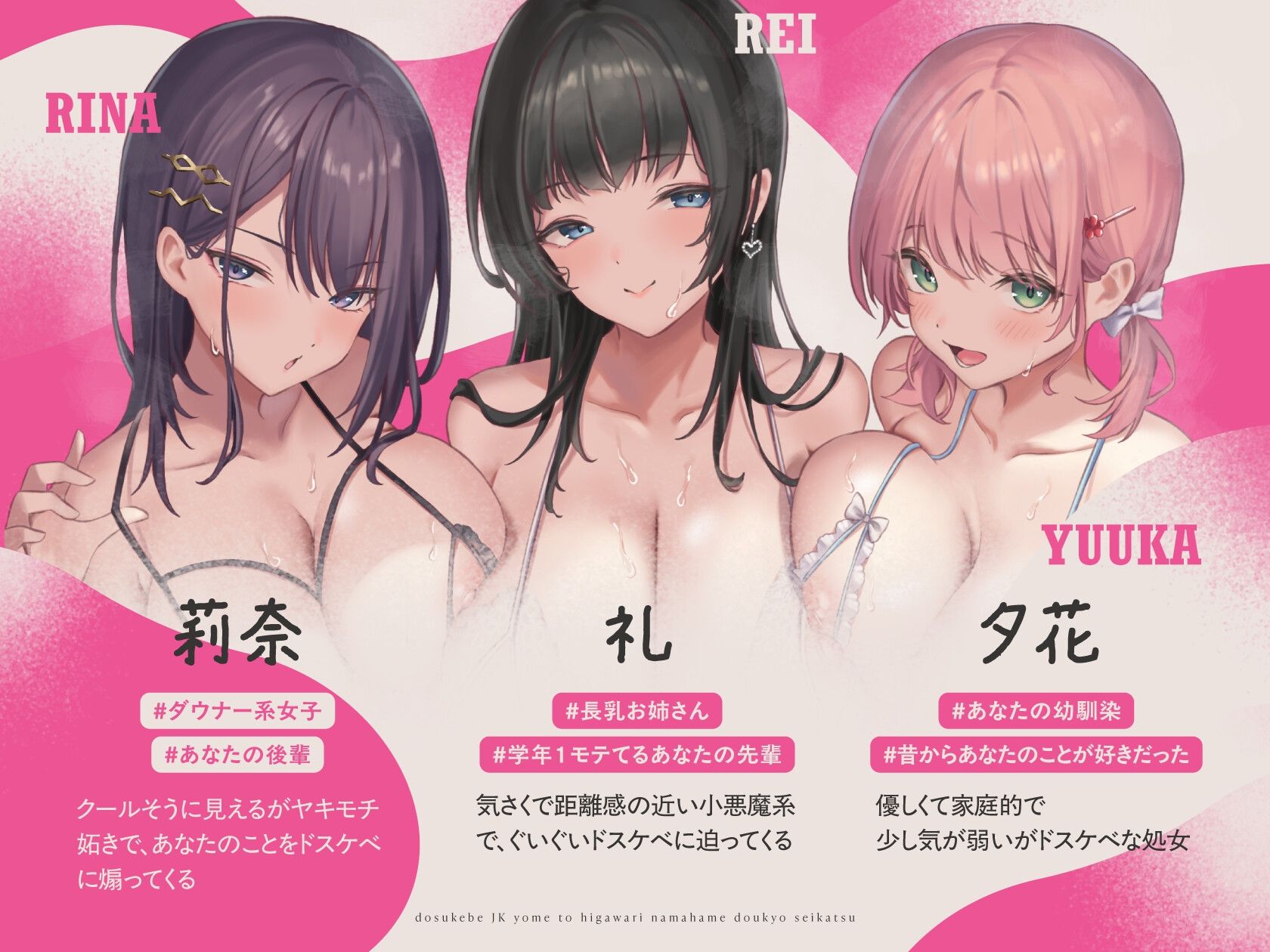 JK嫁ハーレム〜ドスケベJK嫁と日替わり生ハメ同居性活〜 サンプル画像1