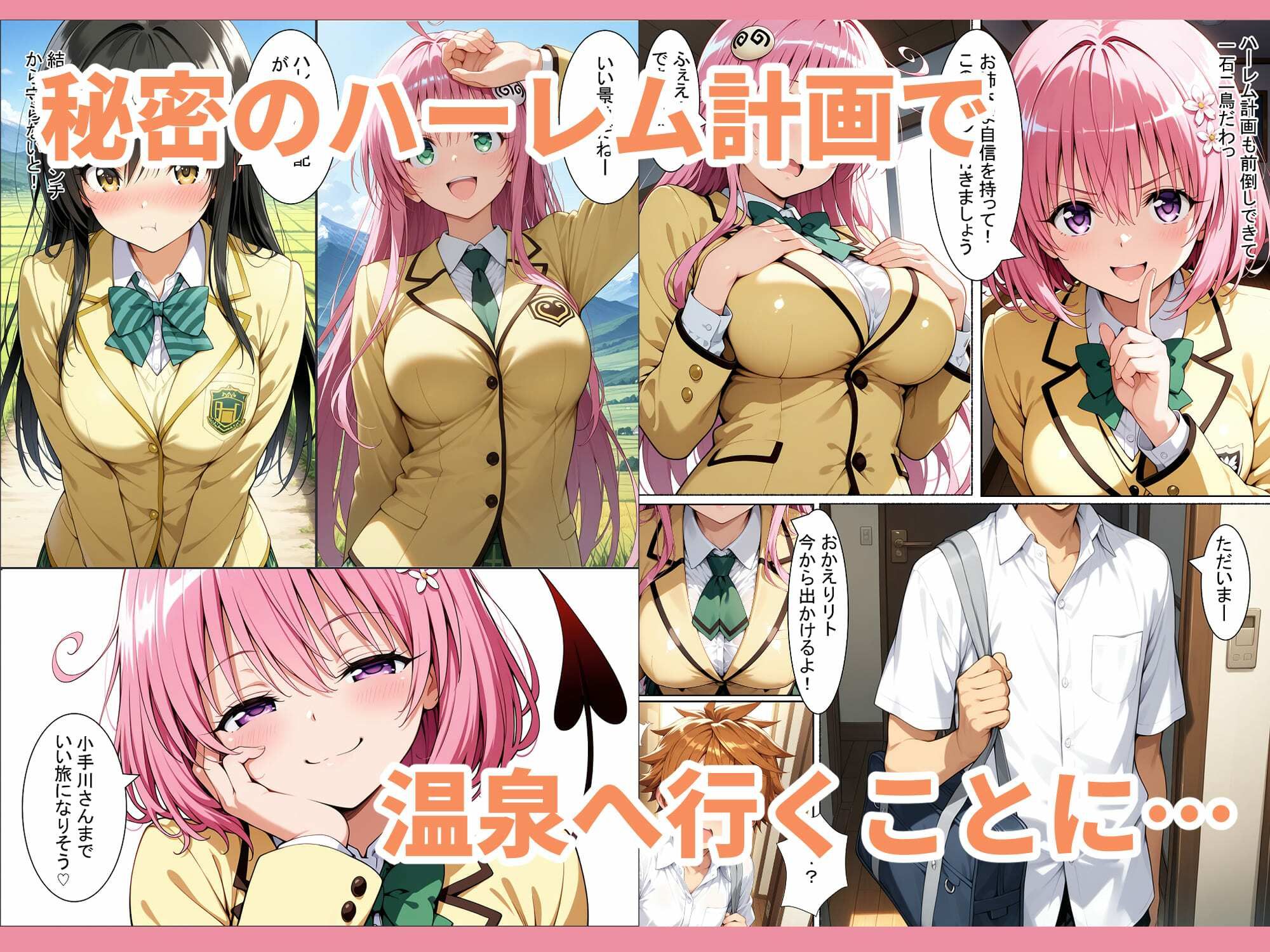 To L●VEる 温泉ハーレムで子作りSEX計画 サンプル画像2