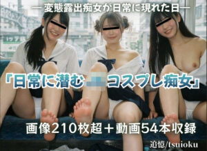 『日常に潜むJKコスプレ痴女』 〜コスプレ痴女が日常に現れた日〜